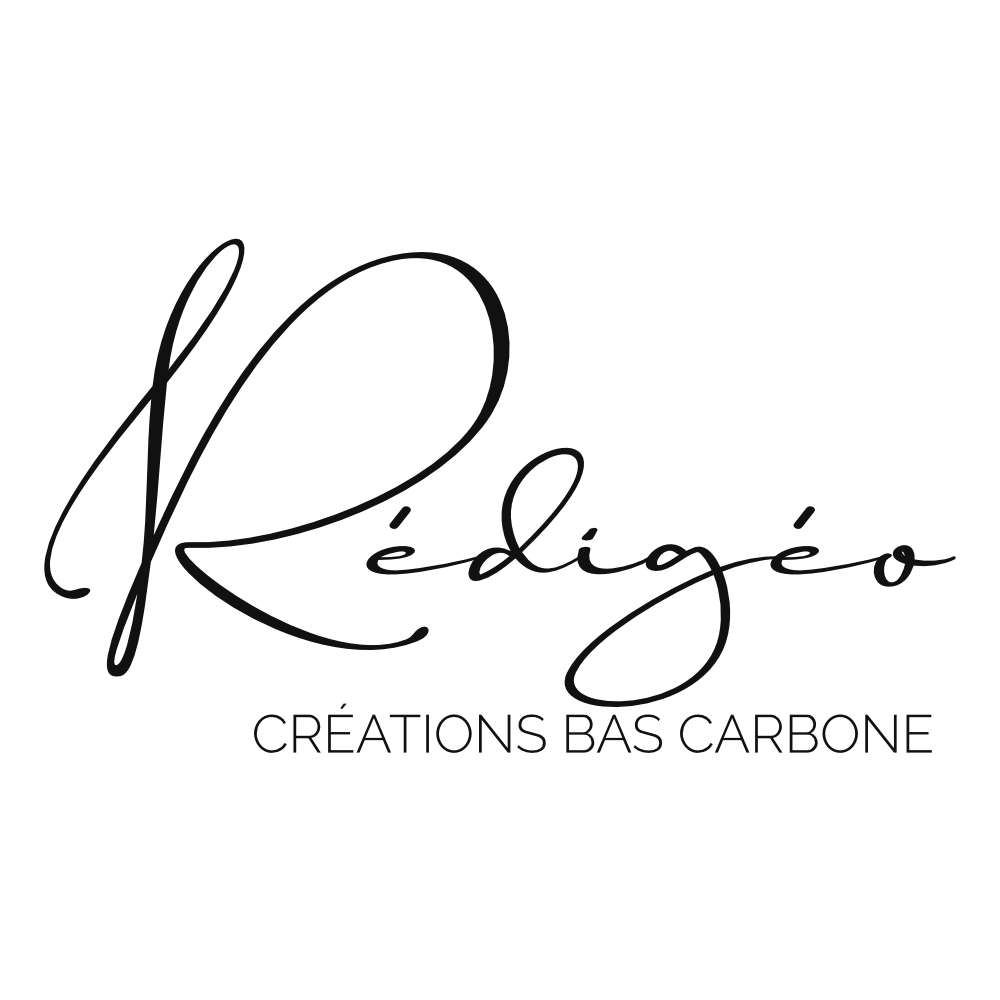 Logo Rédigéo, créations bas carbone